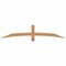 Ekena Millwork Bellingham Timber Gable Bracket, Western Red Cedar, 72"W x 15"H x 1 1/2"D x 3 1/2"F, 5/12 Pitch GBW072X15X0204BEL00SWR - alternate 1